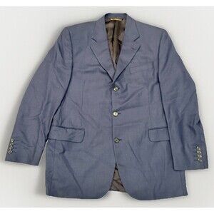 Jack Victor Montreal Men’s 42R 100% Cashmere Sport Coat Blazer Royal Navy